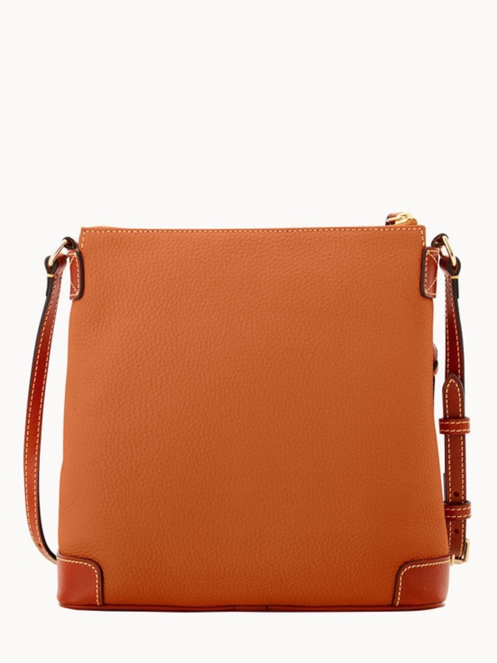 Dooney & Bourke Pebble Leather Grain Crossbody in Caramel NWT - Picture 7 of 16